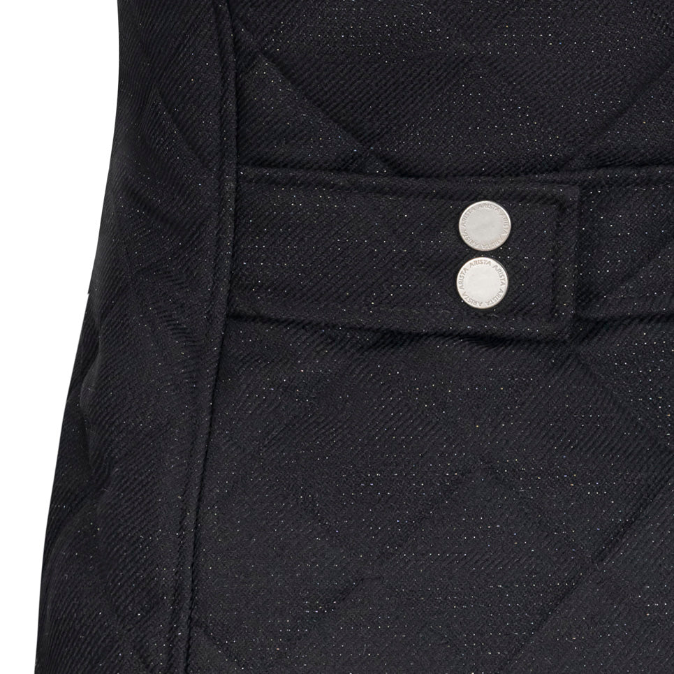 Radiance Quilted Vest, Black