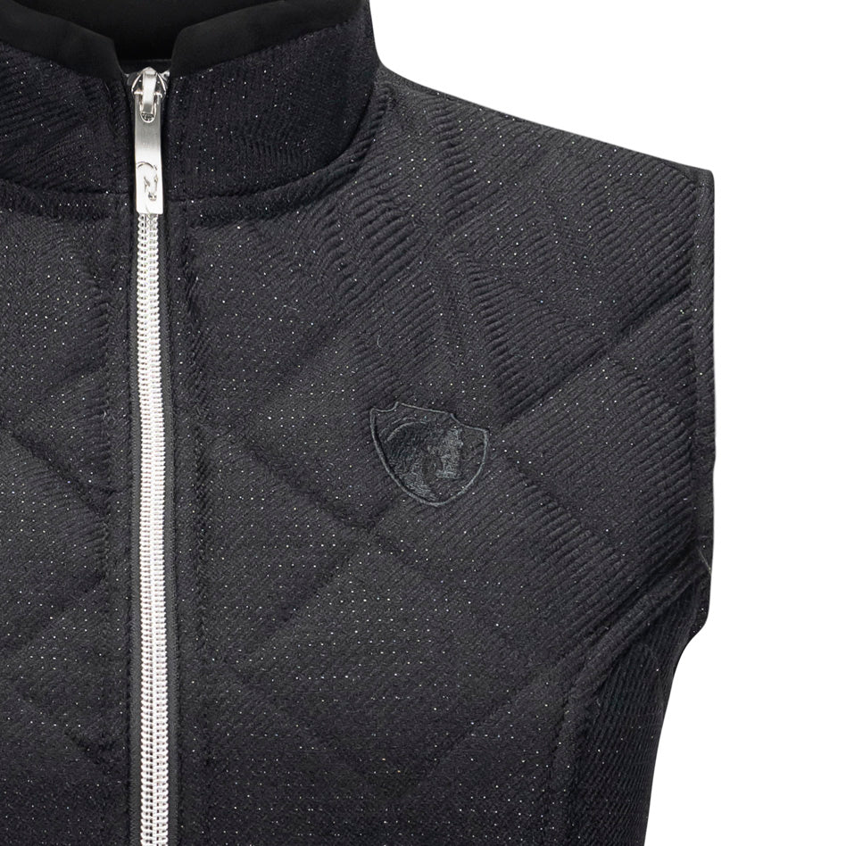 Radiance Quilted Vest, Black