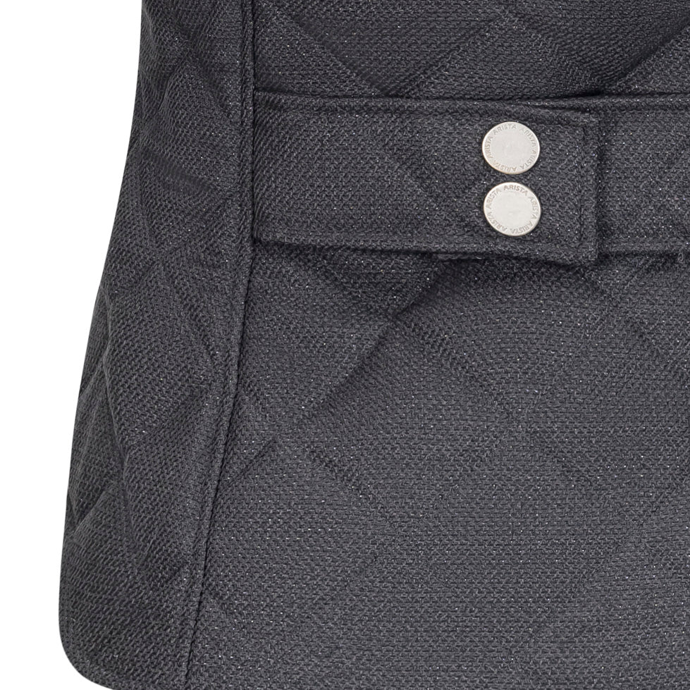 Radiance Quilted Vest, Charcoal