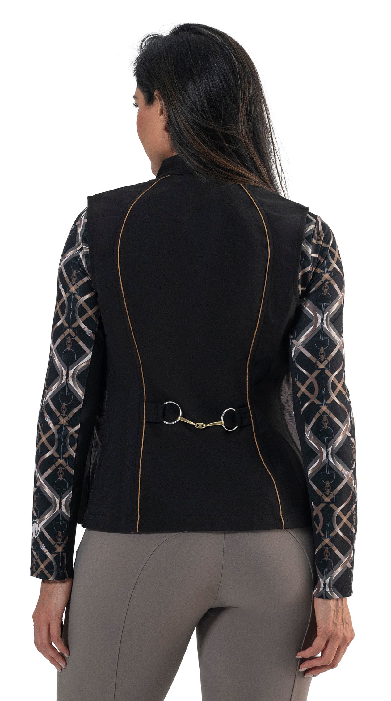 Iconic Bit Vest, Black w/ Bronze