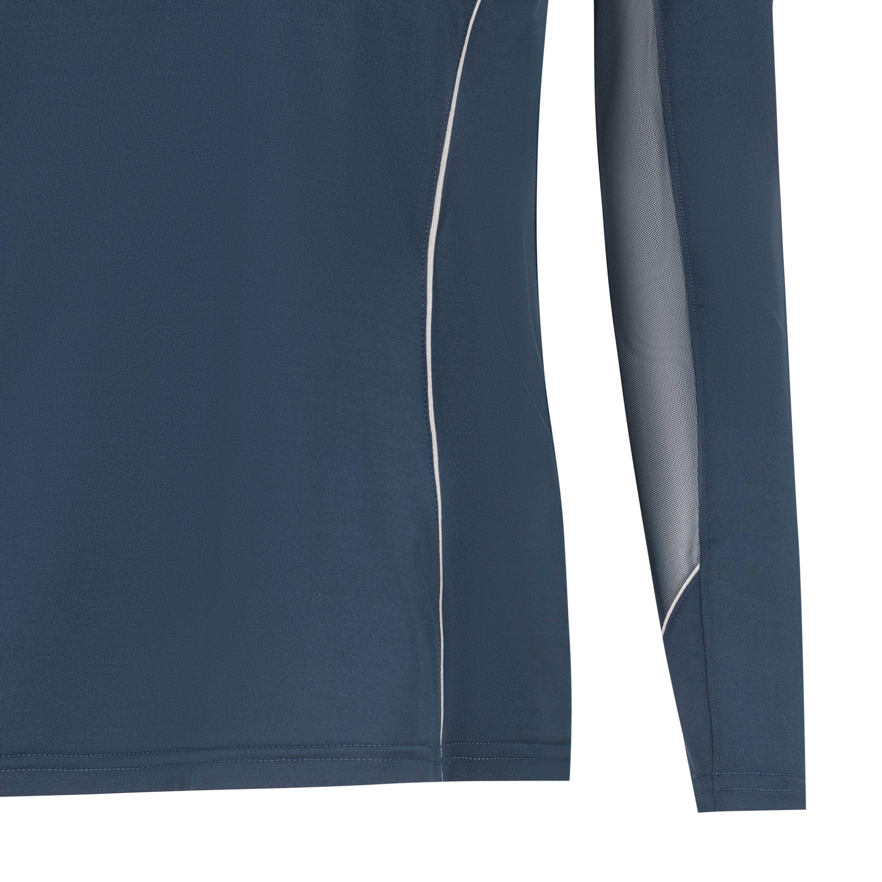 Sporty Solid, NAVY Half Zip w/ MESH