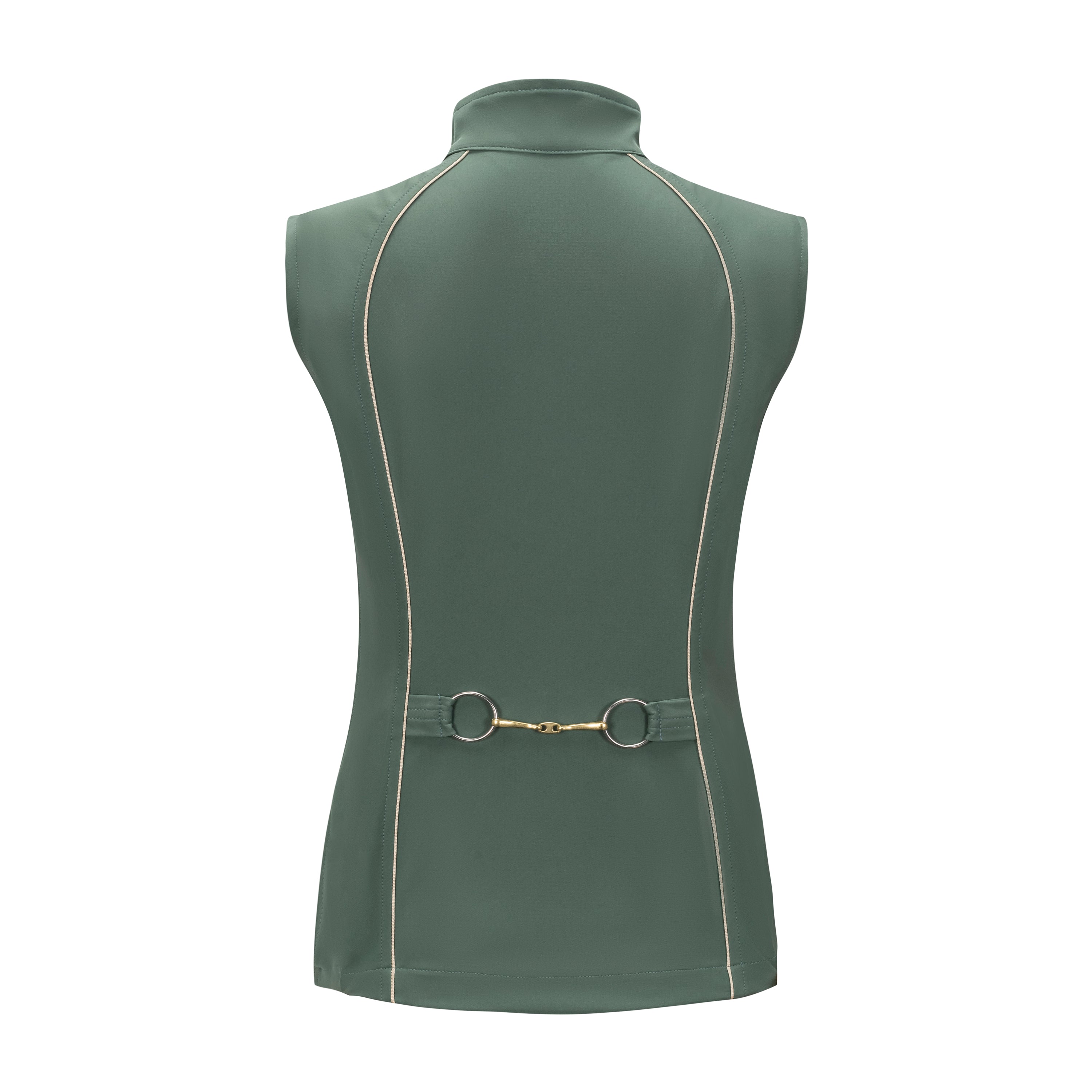 Iconic Bit Vest, Eucalyptus w/Oatmeal (4025)